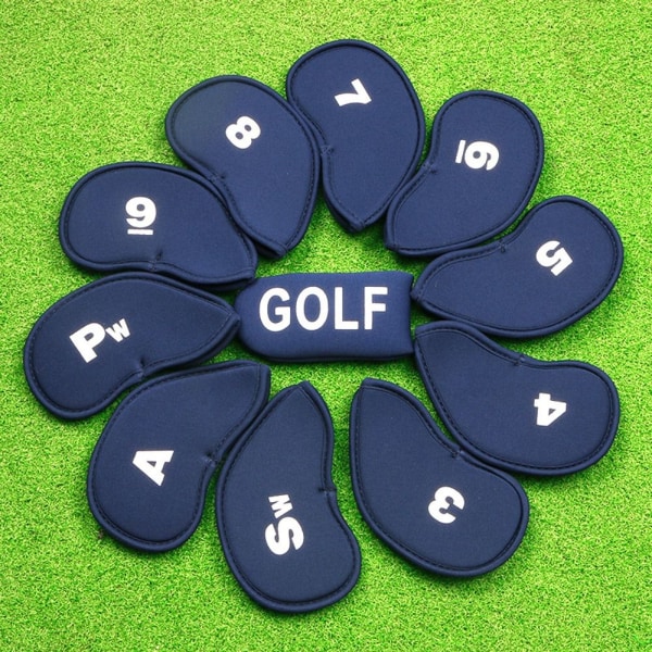 Golf Club Kasketter Golf Iron Covers BLÅ blue