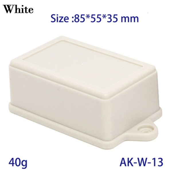 Elektronisk projektlåda Vattentät cover Projekt VIT 85X55X35MM White 85x55x35mm