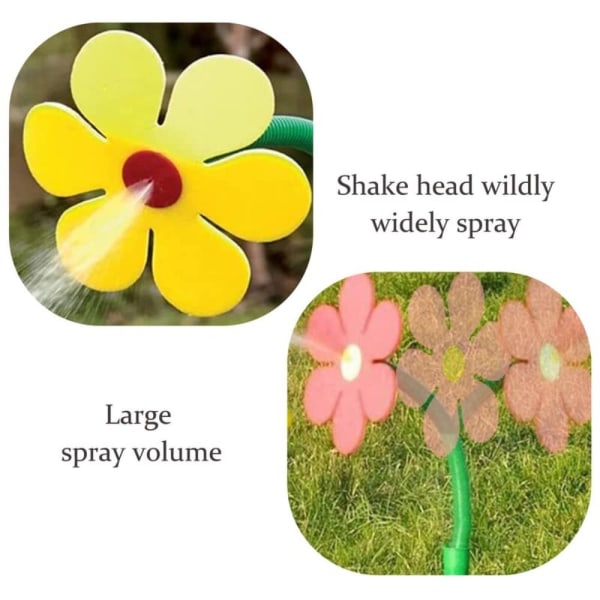 Dansande blommor Sprinkler Solrosdusch VIT white