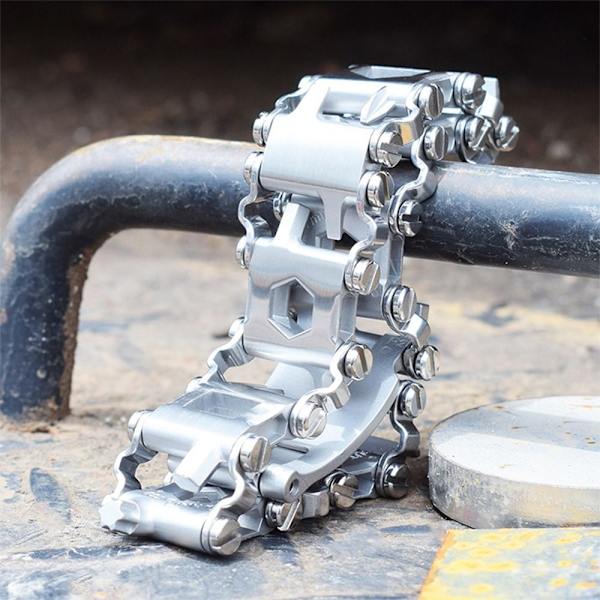 Outdoor Tool Rannekoru Ruuvimeisseli VAIN HOPEAA RANNEKE VAIN Silver Only Bracelet-Only Bracelet