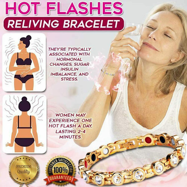 Magneettiset rannerenkaat Menopause Reliving Rannekoru PRONSSI Bronze