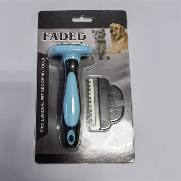 Pet Combs Hundehårfjerner BLÅ-7CM BLÅ-7CM Blue-7cm