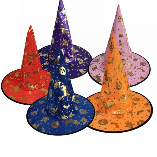 Wizard Hat Juhlahattu PURPURIA KULTAA PURPURIA KULLAA Purple Gold