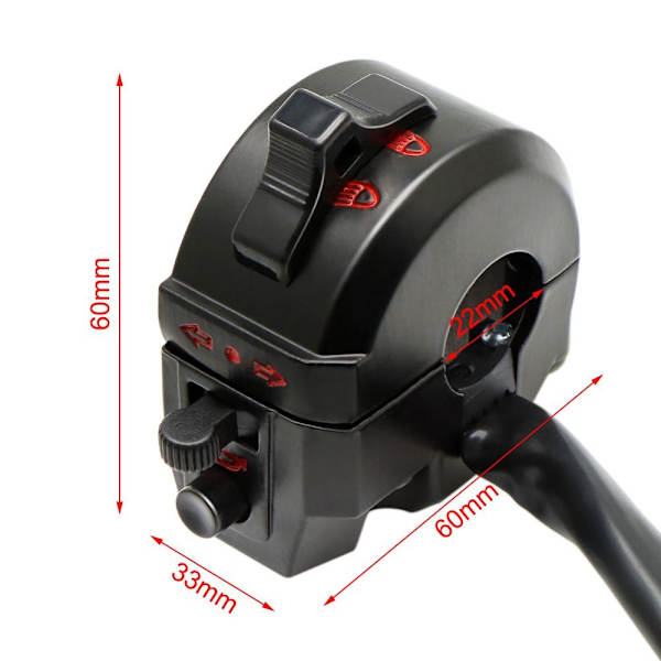 Motorsykkelstyrebryter Moto Light Controller Light