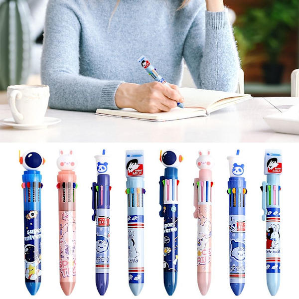 2 STK Kuglepen Neutral Pen 04-8FARVER 04-8FARVER 04-8Colors