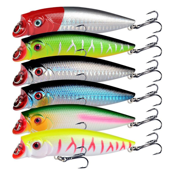 6kpl / set Keinotekoinen kalastusuhe Keinotekoinen set Set
