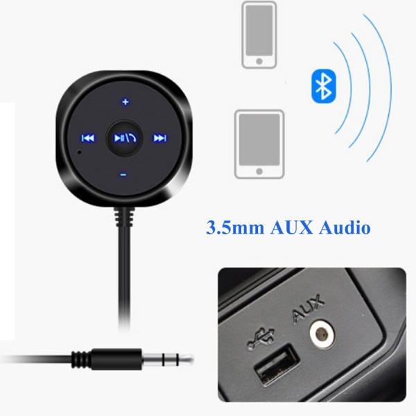 Trådlös Bluetooth Musikmottagare Handsfree Bluetooth Black