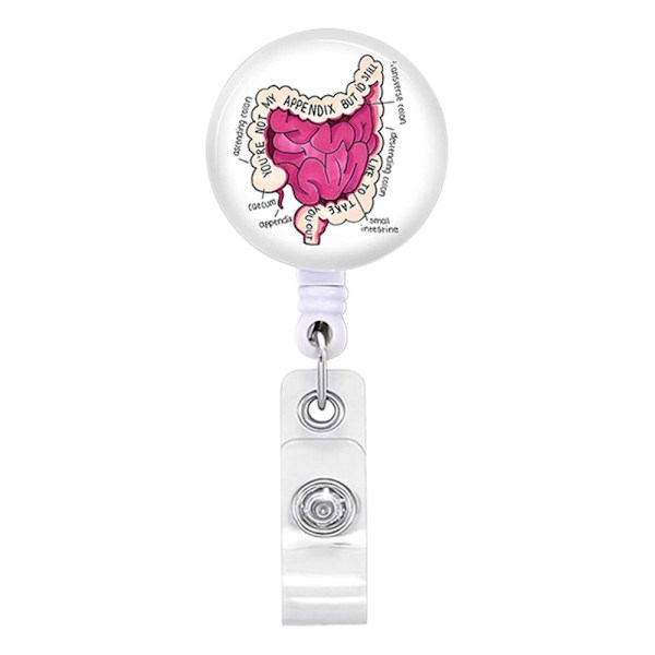 Badge Reel Infällbar Heavy Duty