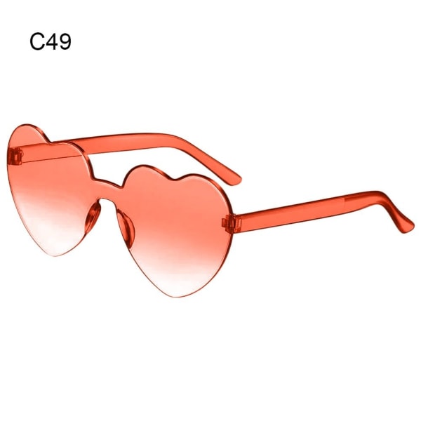 Hjärtformade solglasögon Hjärtglasögon C49 C49 C49