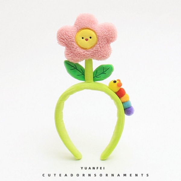 Blommor Cartoon Pannband Blomma Hair Clip G G G
