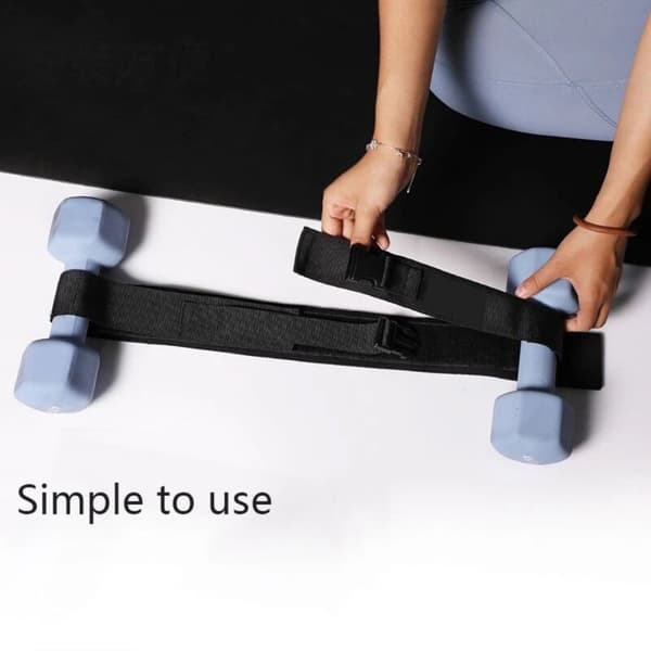 Hip Thrust Bælte Glute Bridge Pad SORT black