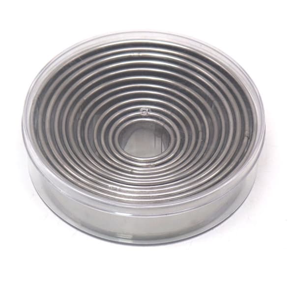 12 Stk Cookie Cutter Sæt Circular Biscuit Cutters Donut Ring