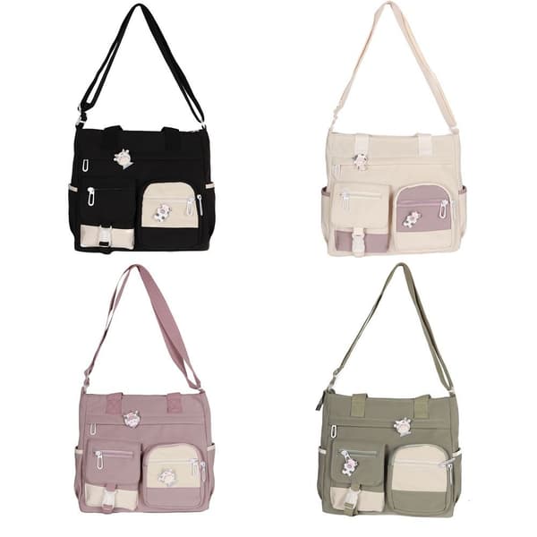 Skuldertaske Tote Book Tasker SORT black