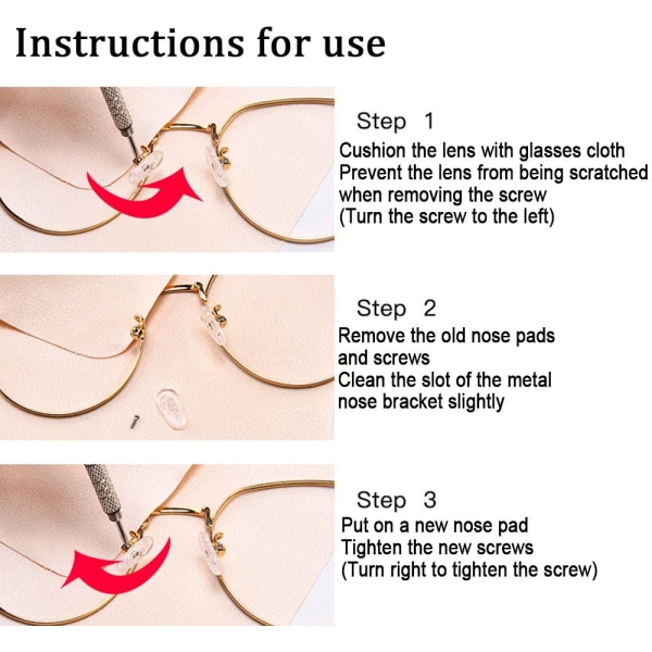 Silikon näskuddar Glasögon tillbehör STIL 2 Style 2