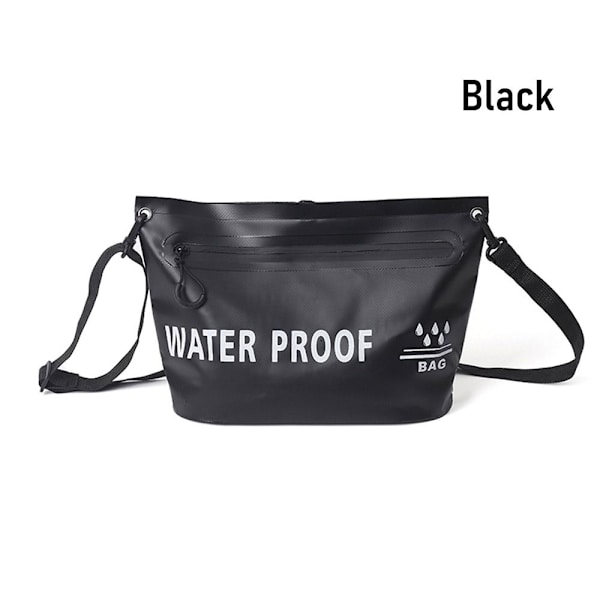 1 Stk Dry Bag Rejselynlås Håndtaske SORT SORT black