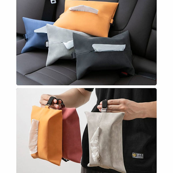 Bil Solskydd Tissue Box Vävnadshållare GRÅ Gray