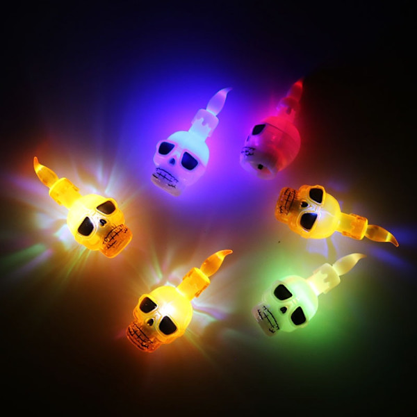 Halloween-kallovalo Elektroninen lamppu MUSTA black