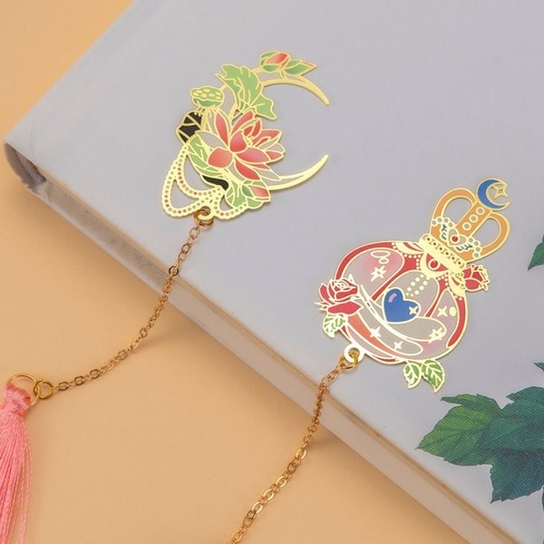 Metal Hollow Bookmark Leaf Bookmark STYLE 6 STYLE 6 Style 6