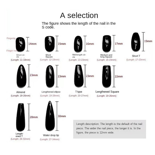 Pure Manual False Nail Smiling Cat Eyes Handgjorda naglar MSHORT MSHORT