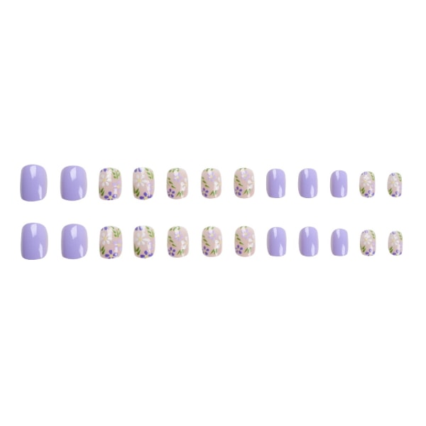 Franska Fake Nails False Nail SN034 SN034 SN034