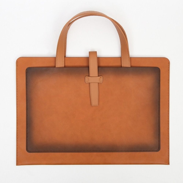 Business Document Bag Laptop Håndtaske BRUN brown