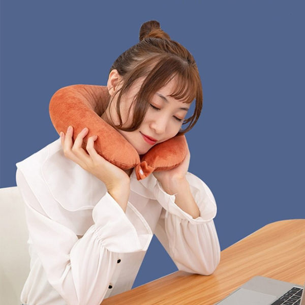U-formad kudde Foam Memory Kudde Air Cushion Neck Random