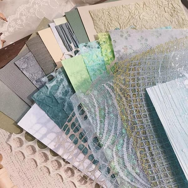 30 st Paper Craft texturerat papper Morandi