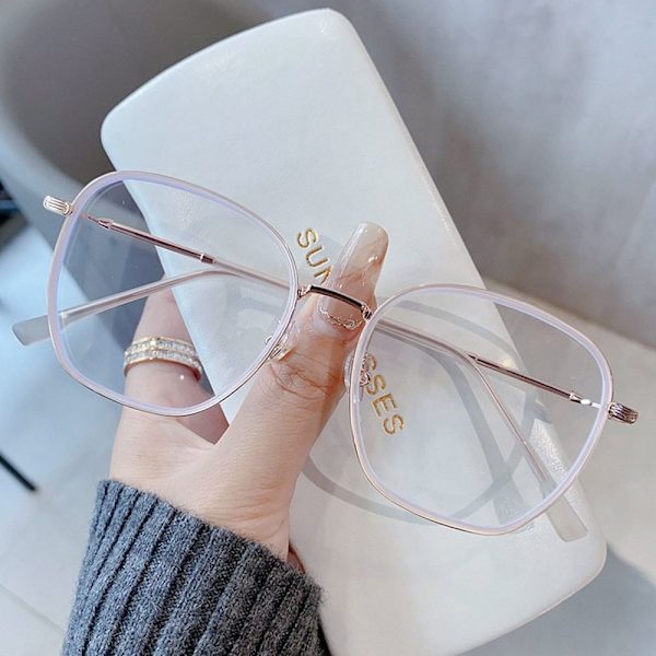 Anti-Blue Light Glasses Neliömäiset silmälasit VALKOINEN VALKOINEN White