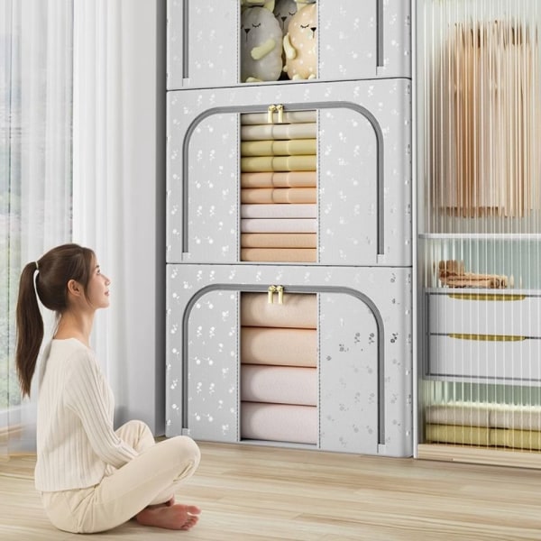 Quilt Organizer Kläder Filtlåda ROSA DUBBELFÖNSTER DUBBEL pink double window-double window