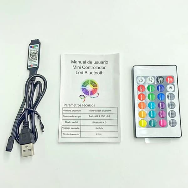 RGB-kontroller LED-lysstripe Bluetooth