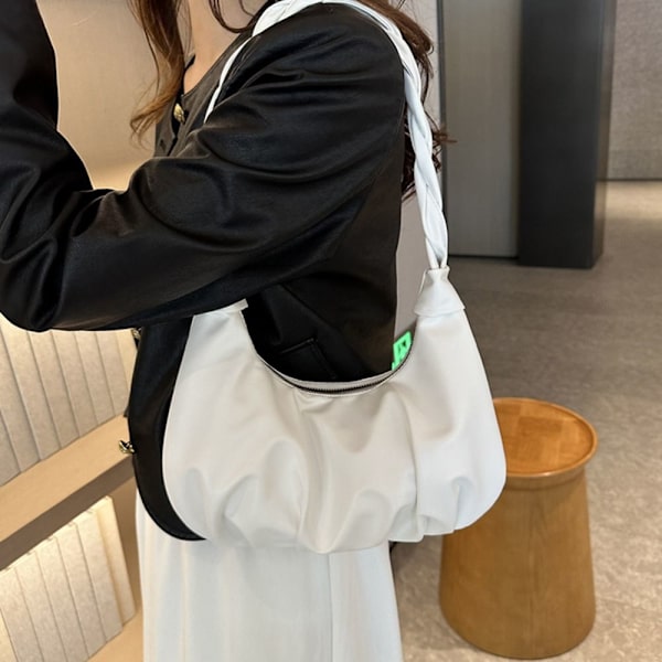 Axelväska Underarmsväska VIT white