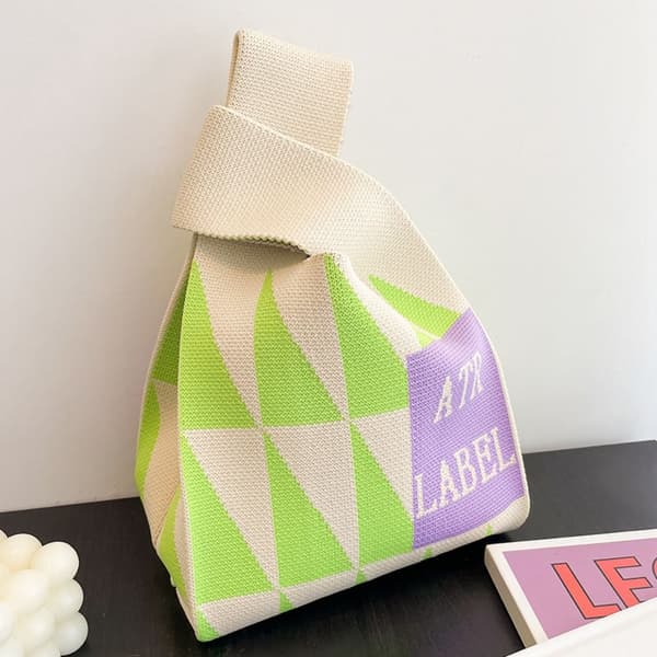 Knit Handbag Kangaskassi BEIGE beige