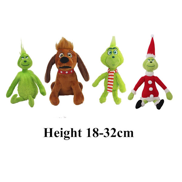 Grinch Plyschleksak Djur Plyschdocka Style 2