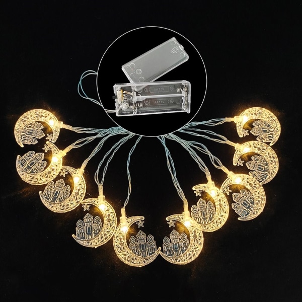 2m 10LED LED String Light Ramadan Lantern VARM HVIT 2M warm white Style 3