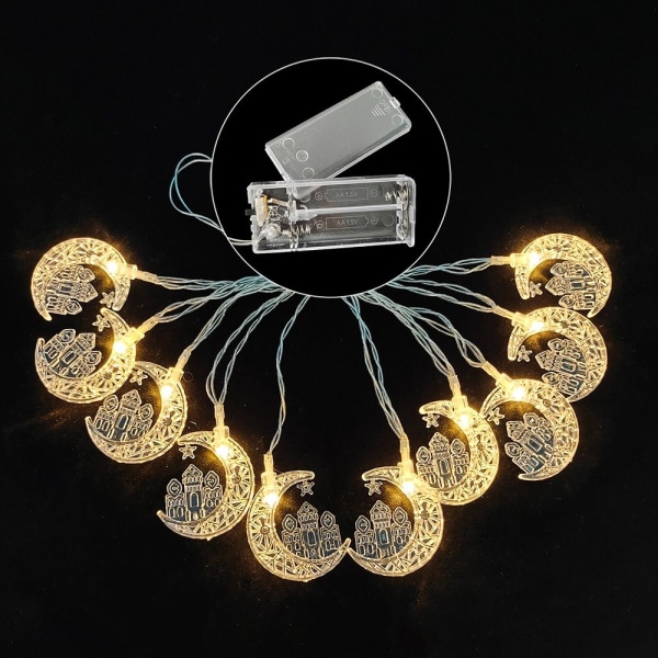 2m 10LED LED String Light Ramadan Lantern WARM WHITE 2M warm white Style 3