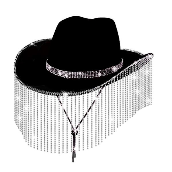 Rhinestone Cowgirl Hat West Cowgirl Hattar ROSA pink