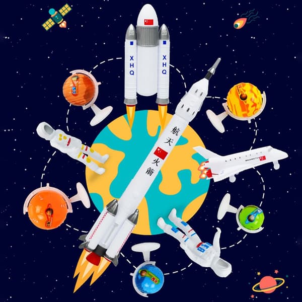 Space Exploration Leker Luftfartsmodell Astronautene