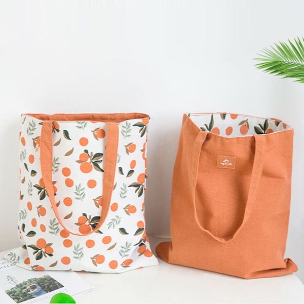 Dobbeltsidet pose Dual-use skuldertaske PEACH PEACH Peach