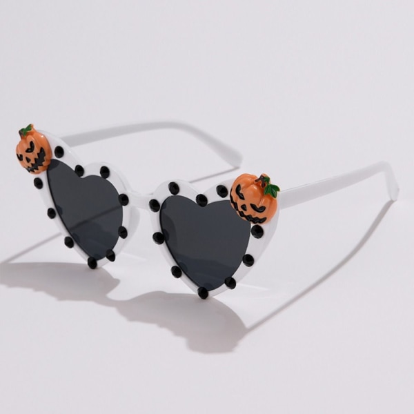 Halloween Silmälasit Naisten Sydämenmuotoiset aurinkolasit SKULL Skull Candy