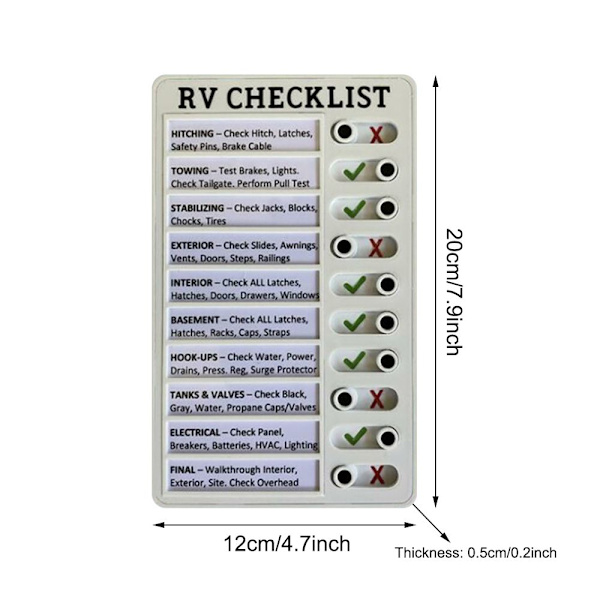 Memo Plast Board Memo Checklista