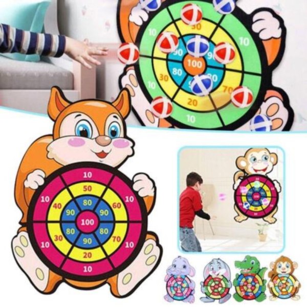 Animal Dart Board aritmetisk leketøy TIGER TIGER tiger