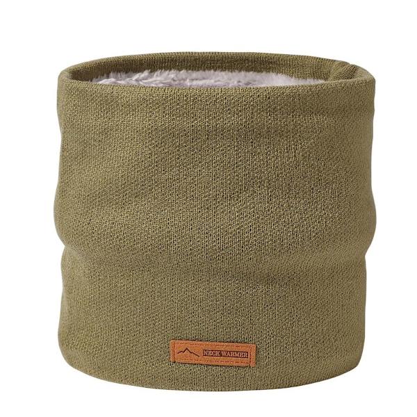 Snood Neck Strikket Halstørklæde GRØN green