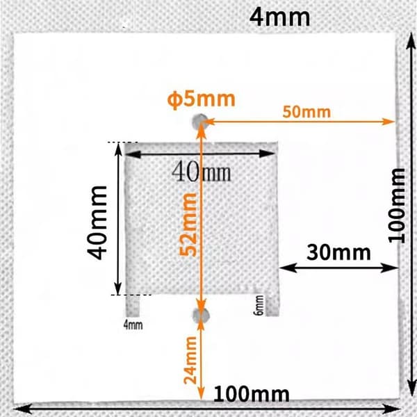 1/5 stk Semiconductor Cooling Pad DIY Isolation Cotton 4 4 4