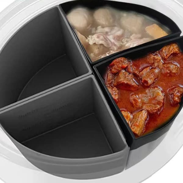 Slow Cooker Liners Slow Cooker Divider Liner HARMAA grey