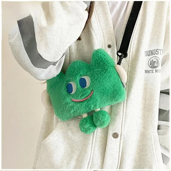 Cartoon Messenger Bag Axelväska LDEEP GREEN DEEP GREEN LDeep Green