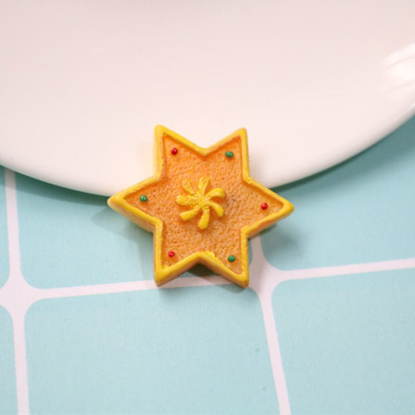 20Kpl/ set Christmas Series Resin Figurine Crafts FLOWER FLOWER Flower