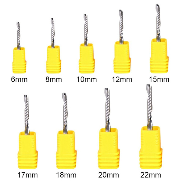 Päätyjyrsintä spiraalikovametallileikkuri 10 mm 10mm