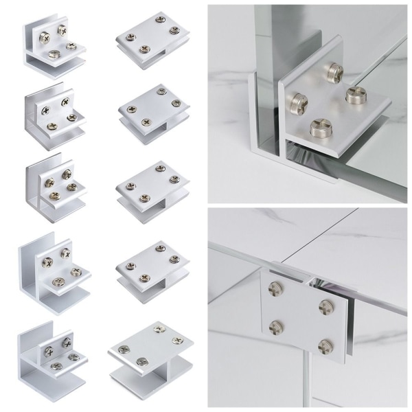 Glassdørhengsel Rammeløs klemme STYLE 6 STYLE 6 Style 6