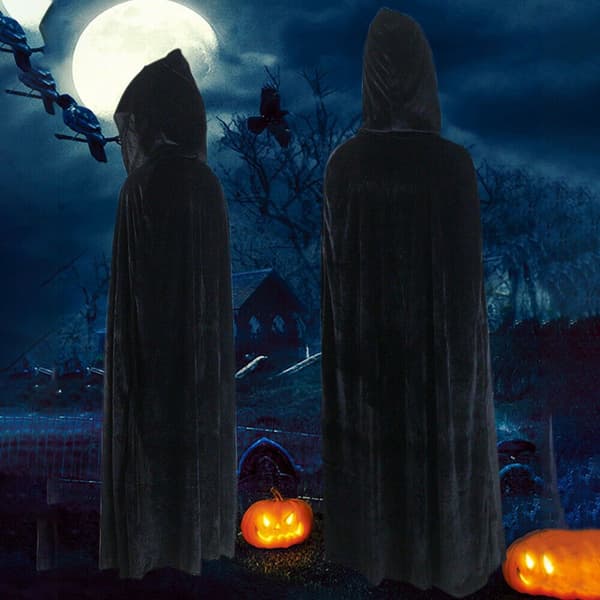Velvet Cloak Cape Ghost Capes BLÅ blue