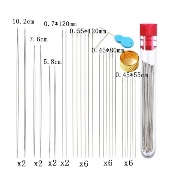 Nålar Pärlnålar Handsömnadsnålar